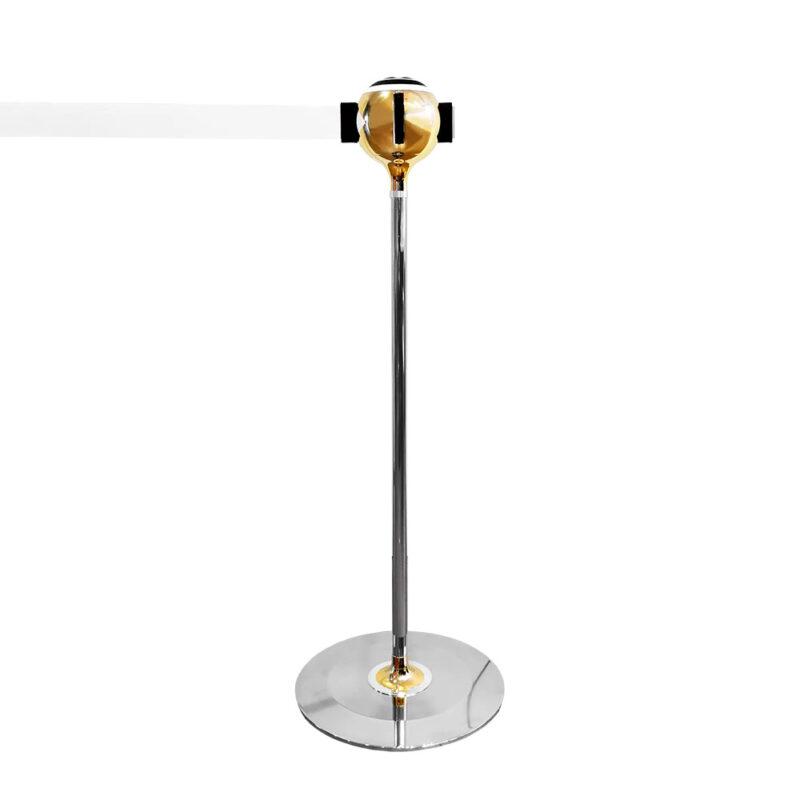 Tendiflex-sphere_goud_chromen-voet-voorzijde