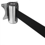 Chromen wandcassette met lint