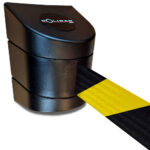 Wand cassette met 10 meter zwart-geel afzetlint