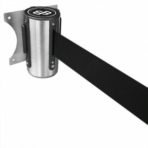 Belt Barrier wandcassette chroom 200cm