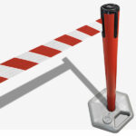 Tensabarrier Outdoor post