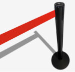 popular post zwart rood lint