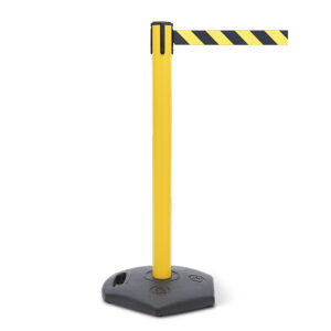 De Polibar afzetpaal kunststof geel (Facility barrier)