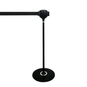 Luxe design afzetpaal in de kleur zwart