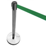 Belt Barrier BB afzetpaal chroom RVS 200cm