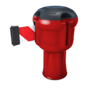 Rode Skipper kegeltop met diverse kleuren afzetlint