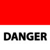 Rood/Wit DANGER