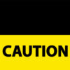 Geel/Zwart CAUTION