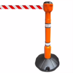 oranje standaard met Skipper